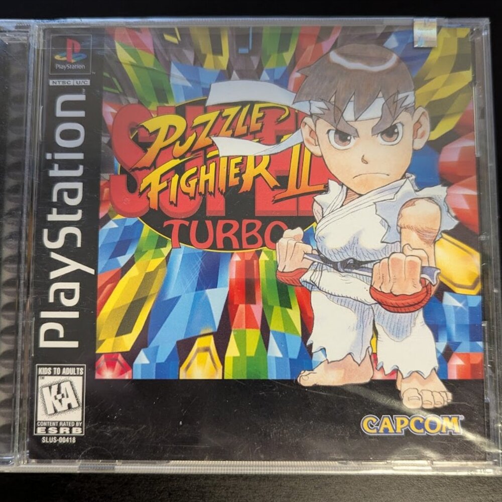 Super Puzzle Fighter II Turbo PS1 Sony PlayStation BRAND NEW Factory Sealed